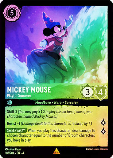 Mickey Mouse - Playful Sorcerer (LOR_URS) / Foil
