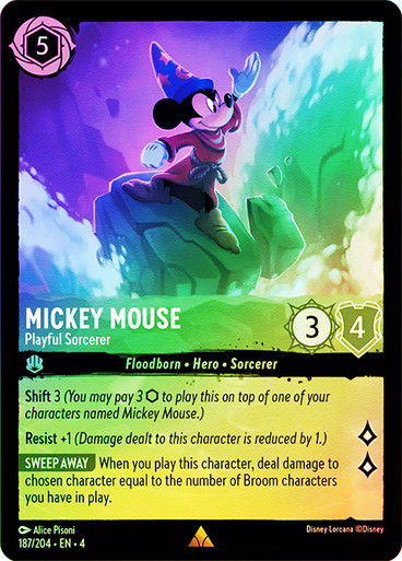Mickey Mouse - Playful Sorcerer (LOR_URS) / Foil