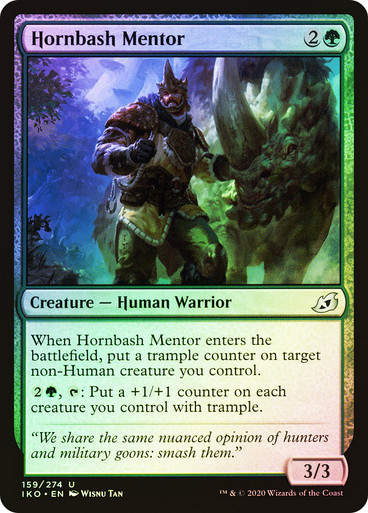 Hornbash Mentor (IKO) (159) / Foil