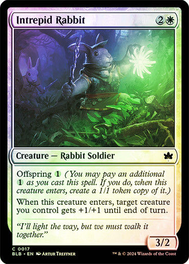 Intrepid Rabbit (blb) (17) / Foil