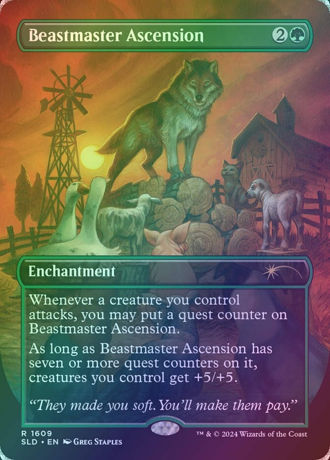 Beastmaster Ascension (SLD) (1609) / Borderless / Foil