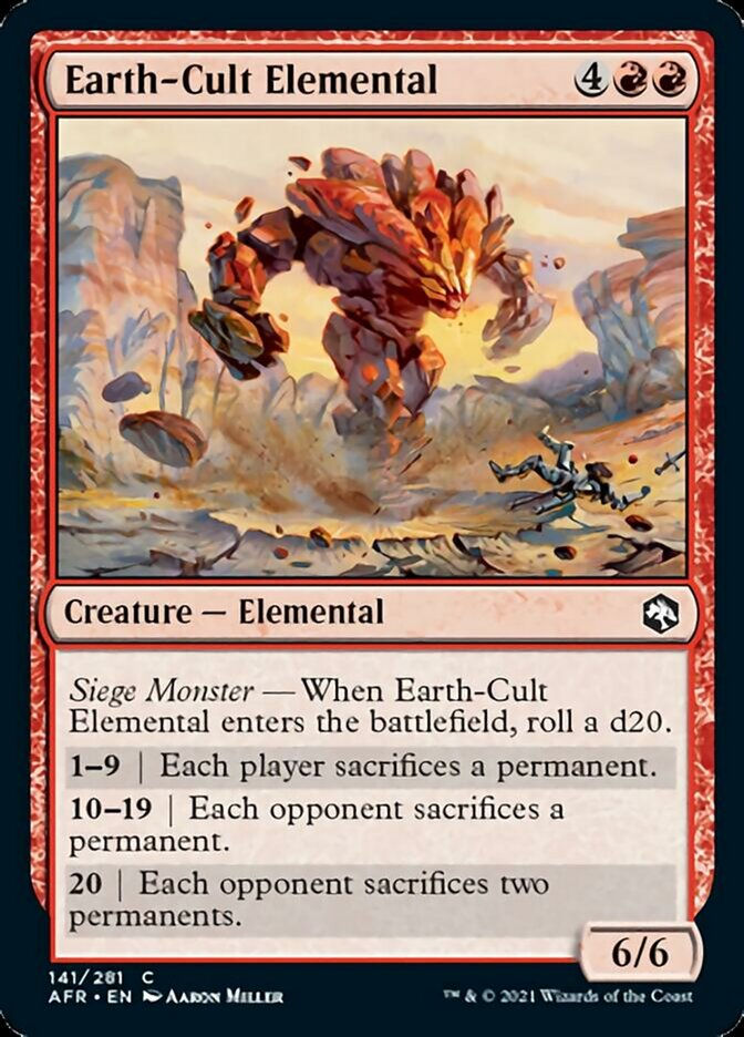 Earth-Cult Elemental (AFR)