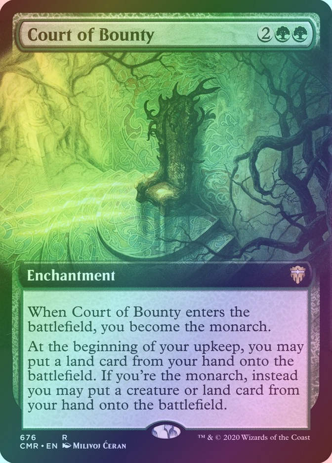 Court of Bounty (CMR) (676) / Extended Art / Foil