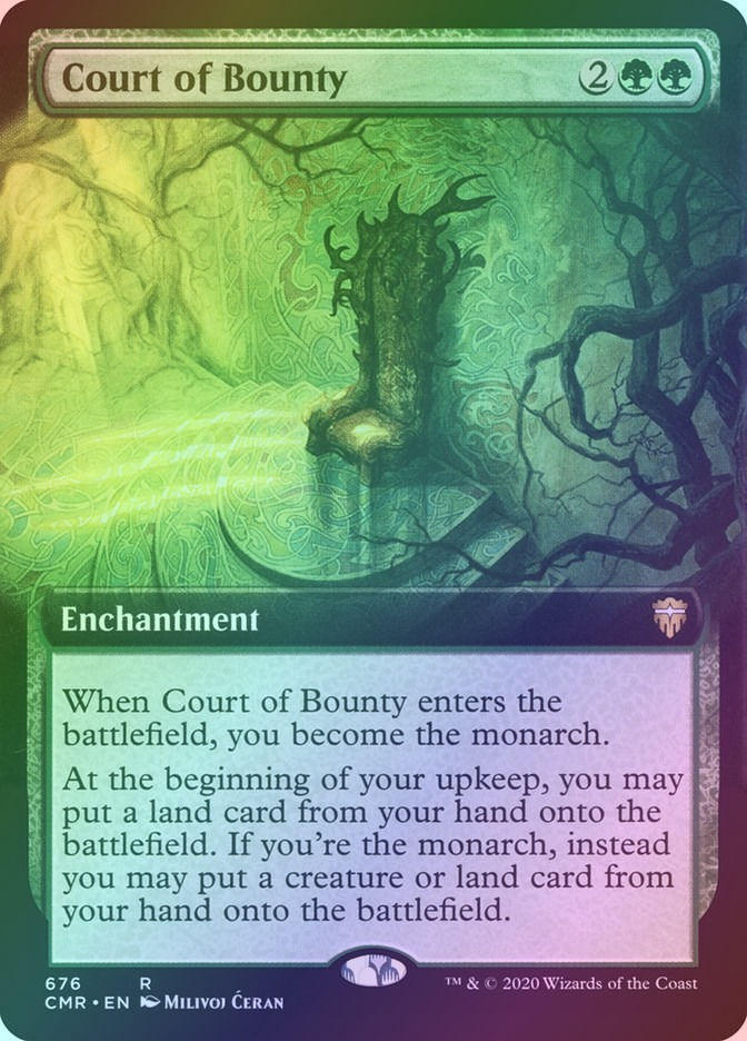 Court of Bounty (CMR) (676) / Extended Art / Foil