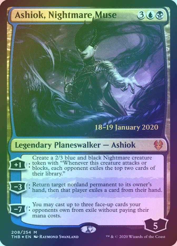 Ashiok, Nightmare Muse (PTHB) (208s) / Foil