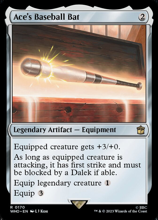 Ace's Baseball Bat (WHO) (170)
