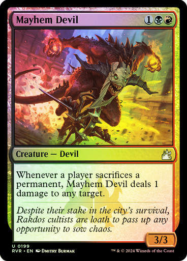 Mayhem Devil (rvr) (199) / Foil
