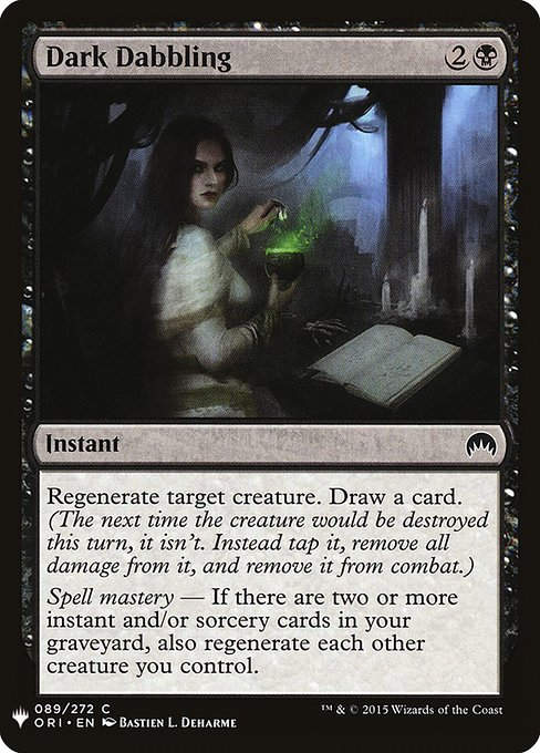 Dark Dabbling (PLST) (ORI-89)