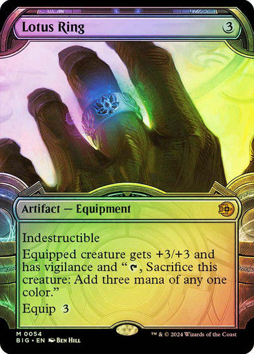 Lotus Ring (BIG) (54) / Showcase / Foil