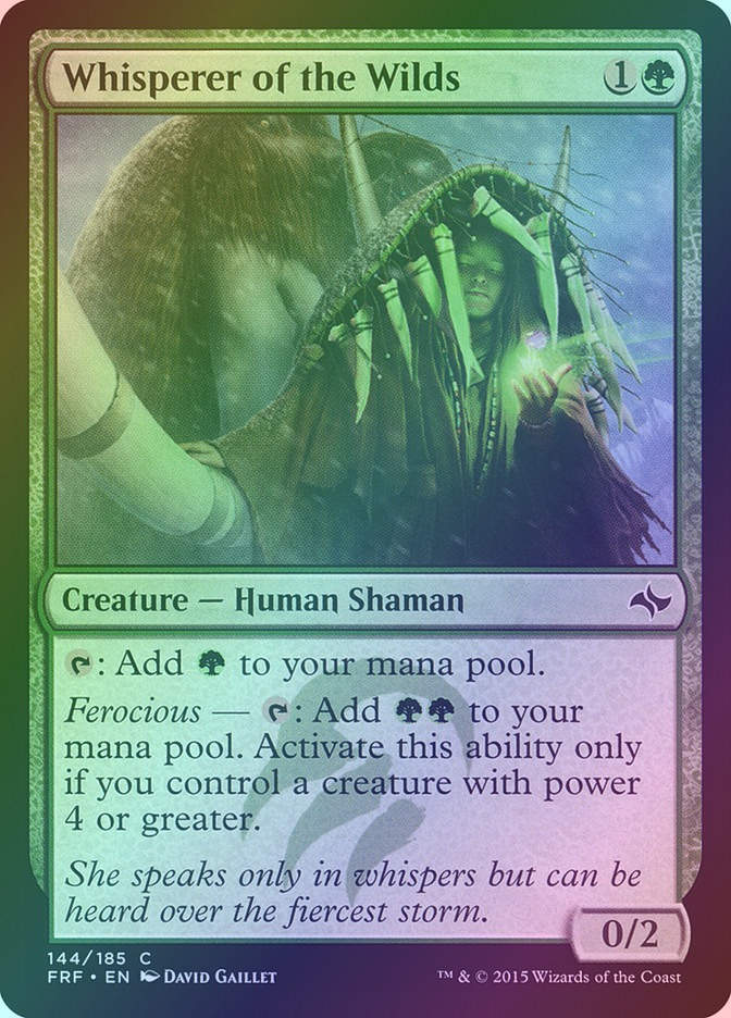 Whisperer of the Wilds (FRF) (144) / Foil