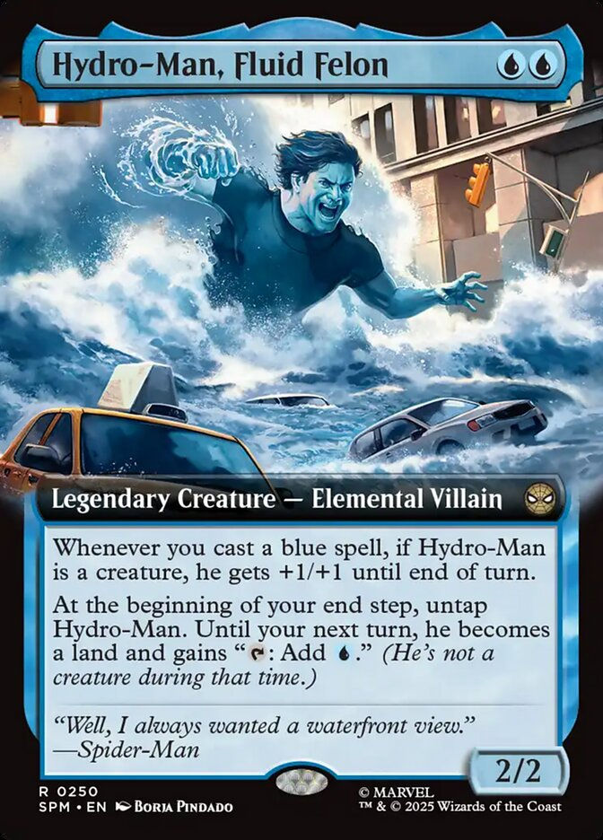 Hydro-Man, Fluid Felon (SPM) (250) / Extended Art