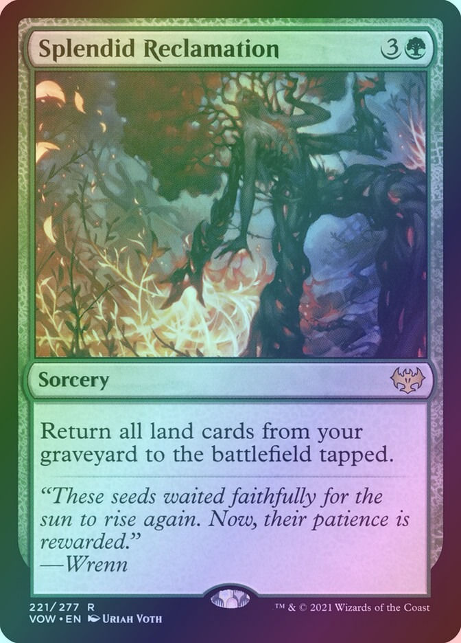 Splendid Reclamation (VOW) (221) / Foil