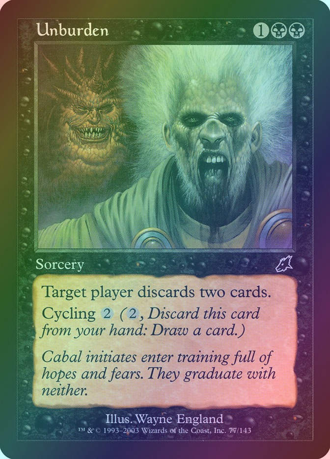 Unburden (SCG) (77) / Foil