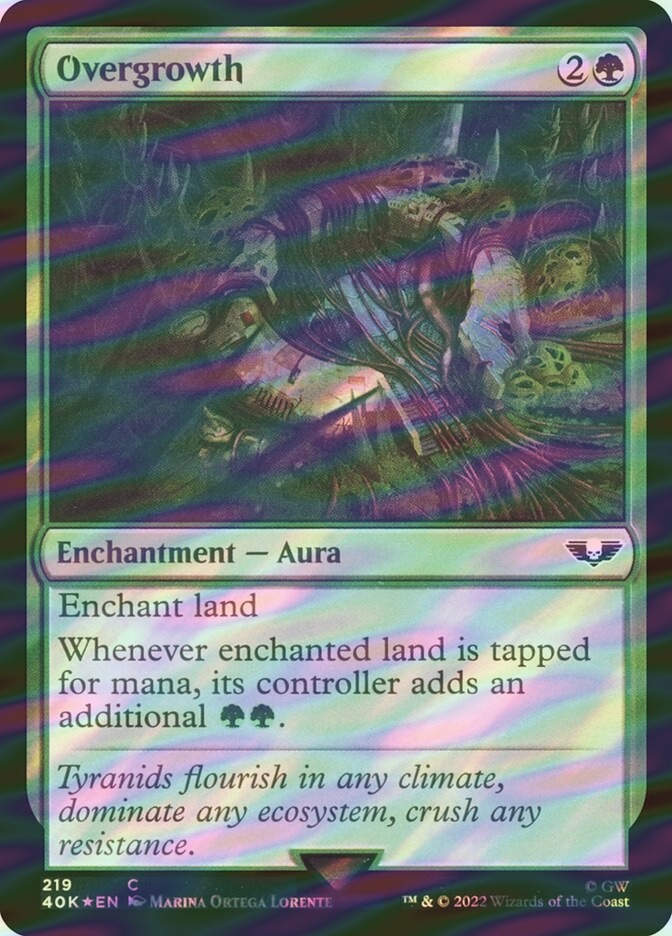 Overgrowth (40K) (219★) / Surge Foil