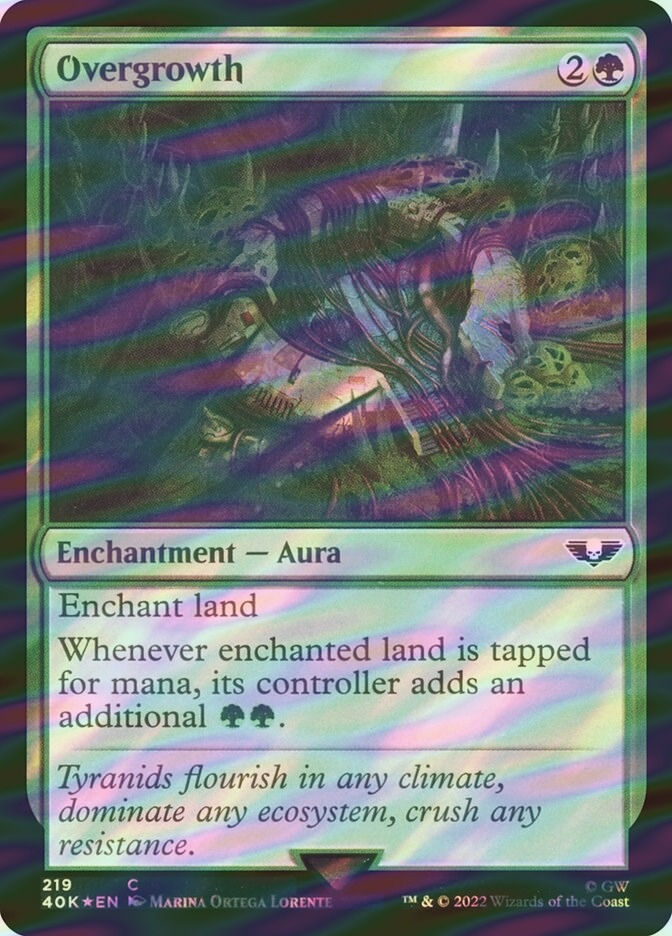 Overgrowth (40K) (219★) / Surge Foil