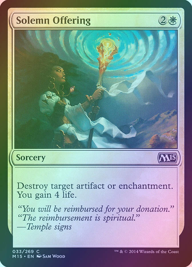 Solemn Offering (M15) (33) / Foil