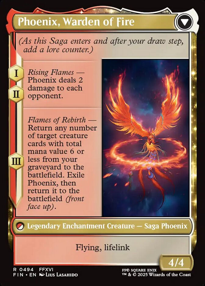 Joshua, Phoenix's Dominant // Phoenix, Warden of Fire (FIN) (494) / Extended Art — cara 2 de 2