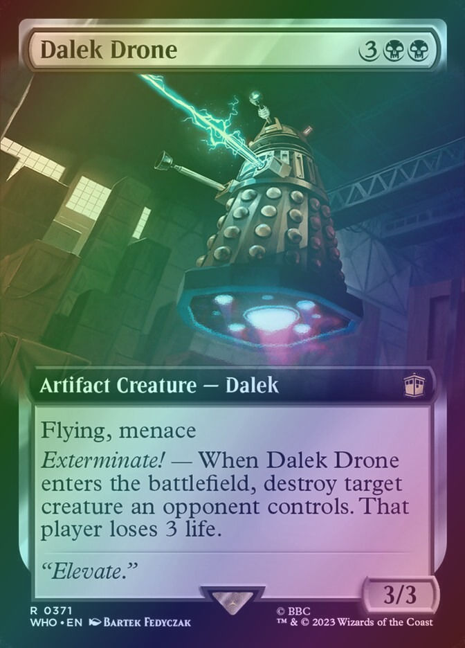 Dalek Drone (WHO) (371) / Extended Art / Foil