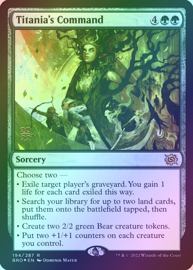 Titania's Command (PBRO) (194s) / Foil