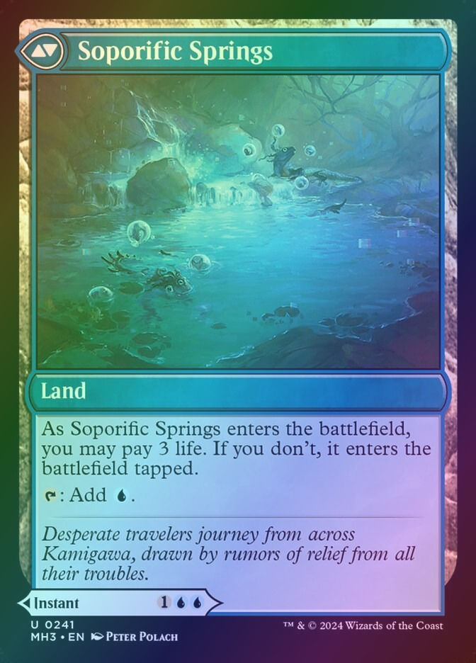Sink into Stupor // Soporific Springs (MH3) (241) / Foil — cara 2 de 2
