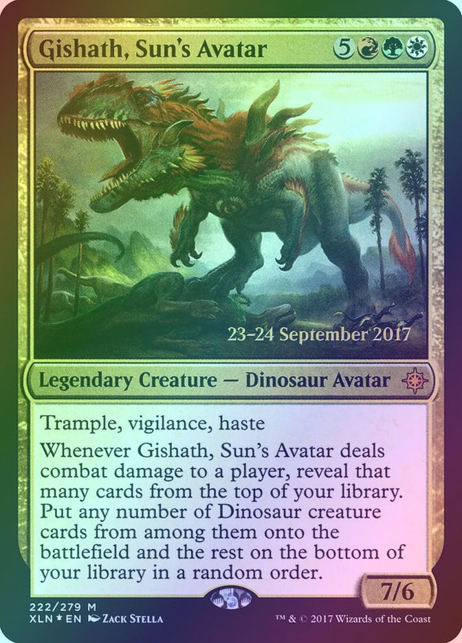 Gishath, Sun's Avatar (PXLN) (222s) / Foil