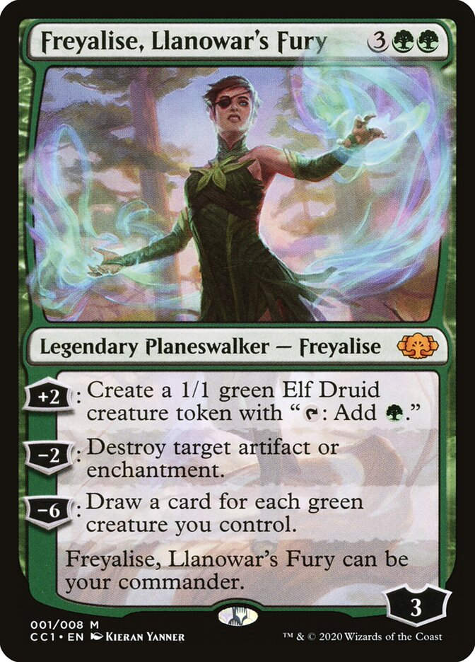 Freyalise, Llanowar's Fury (CC1) (1)