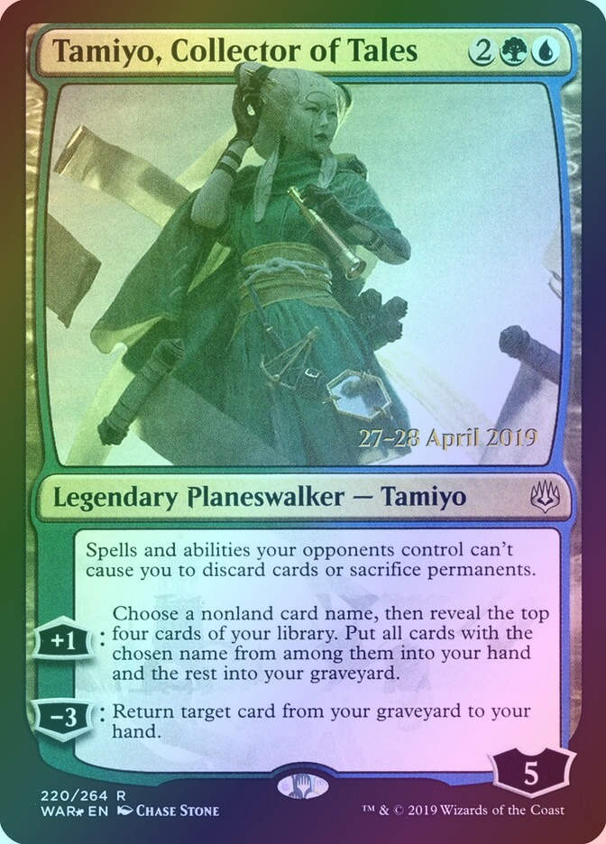 Tamiyo, Collector of Tales (PWAR) (220s) / Foil