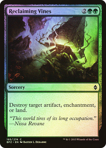 Reclaiming Vines (BFZ) (185) / Foil