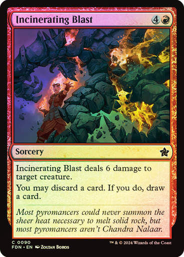 Incinerating Blast (FDN) (90) / Foil