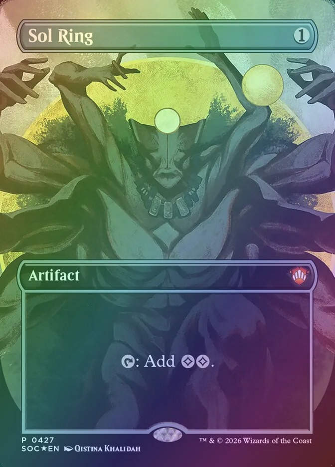 Sol Ring (SOC) (427) / Borderless / Foil