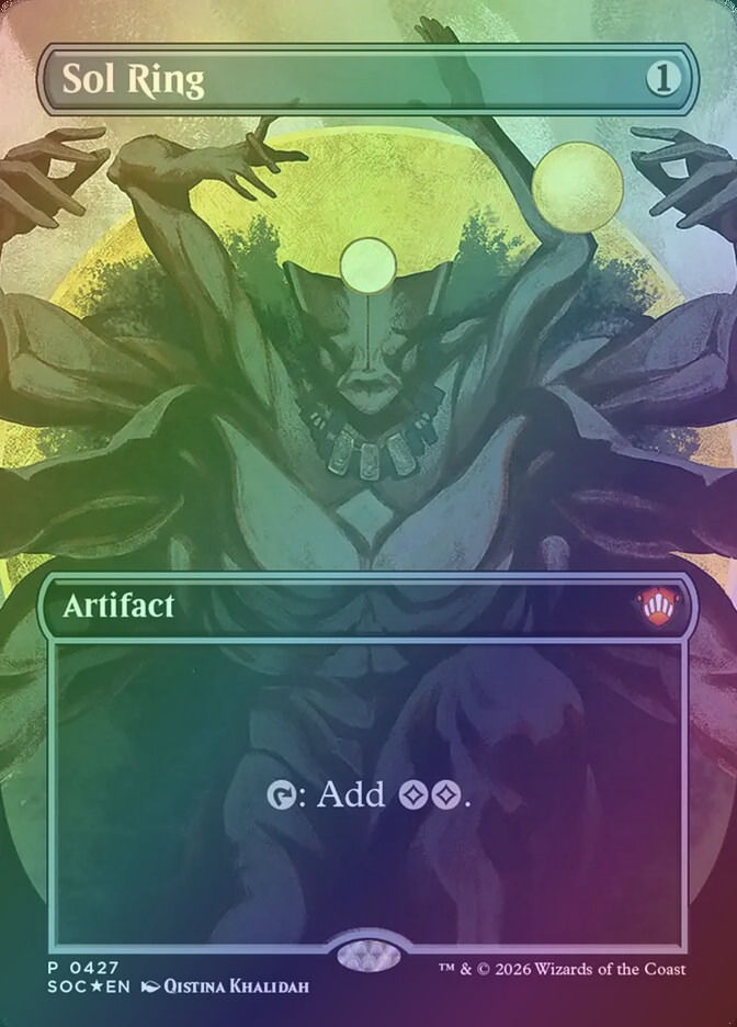 Sol Ring (SOC) (427) / Borderless / Foil