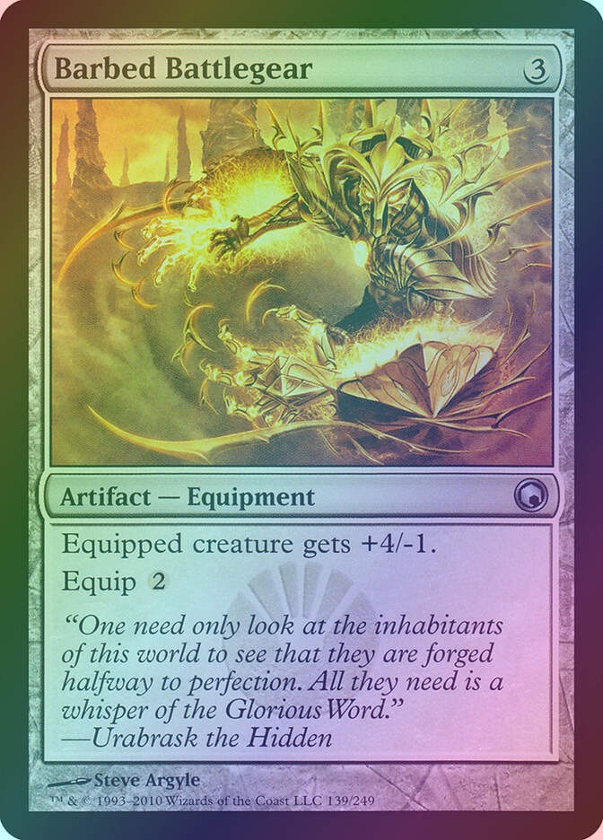 Barbed Battlegear (SOM) (139) / Foil