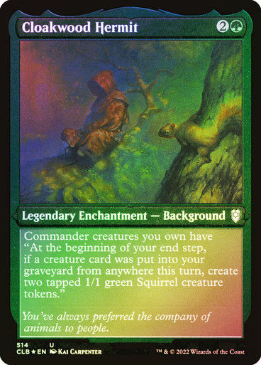 Cloakwood Hermit (CLB) / Foil-Etched