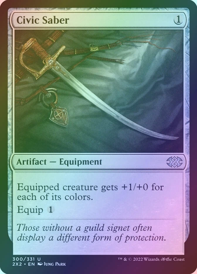 Civic Saber (2X2) (300) / Foil