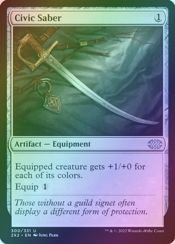 Civic Saber (2X2) (300) / Foil