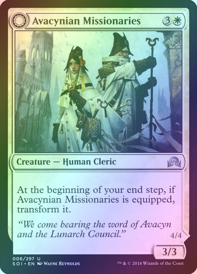 Avacynian Missionaries // Lunarch Inquisitors (SOI) (6) / Foil