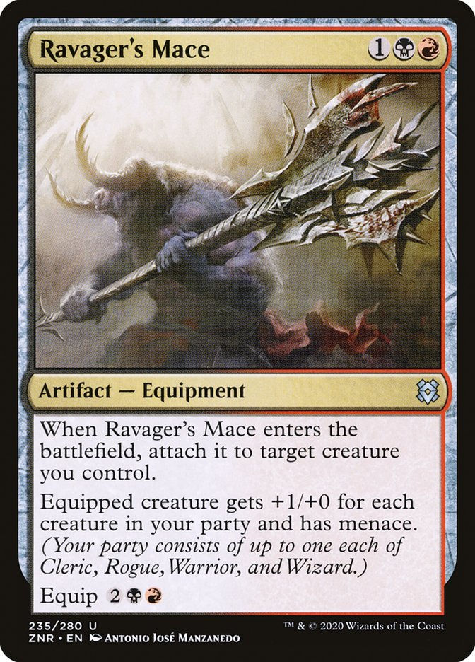 Ravager's Mace (ZNR) (235)