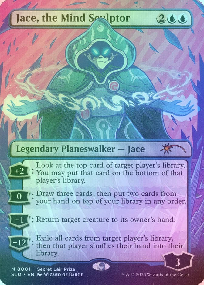 Jace, the Mind Sculptor (SLD) (8001) / Borderless / Foil