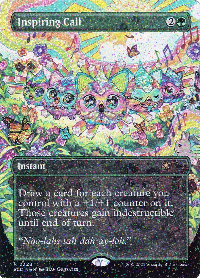 Inspiring Call (SLD) (2328) / Borderless / Confetti Foil