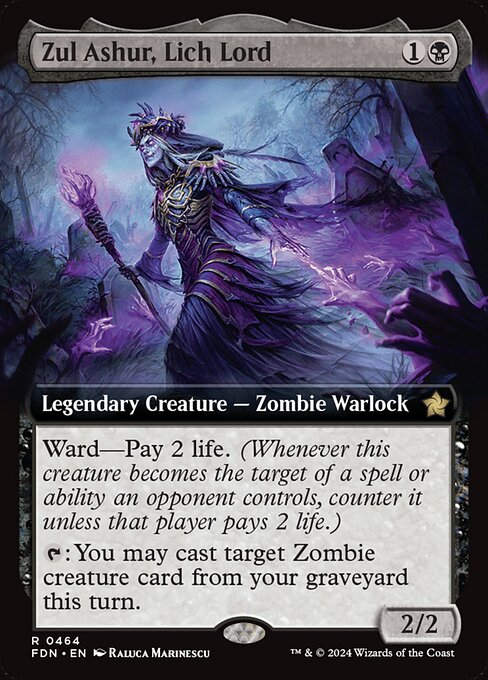 Zul Ashur, Lich Lord (FDN) (464) / Extended Art