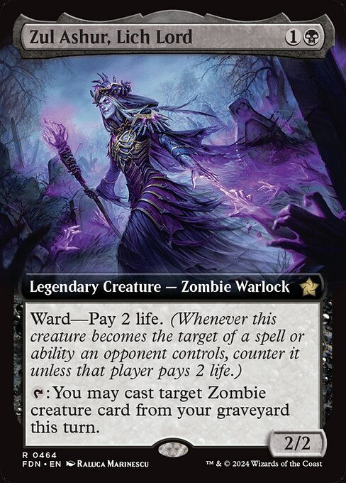 Zul Ashur, Lich Lord (FDN) (464) / Extended Art