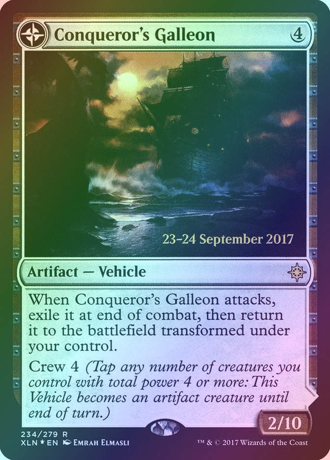 Conqueror's Galleon // Conqueror's Foothold (PXLN) (234s) / Foil