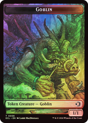 Goblin Token // Treefolk Token (TECL) / Foil
