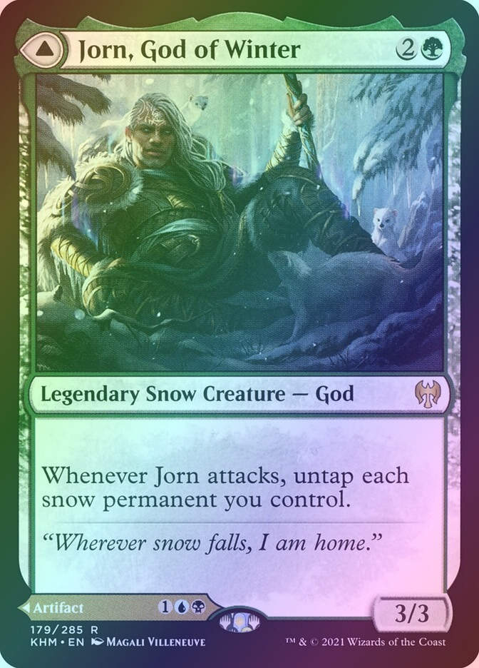 Jorn, God of Winter // Kaldring, the Rimestaff (KHM) (179) / Foil