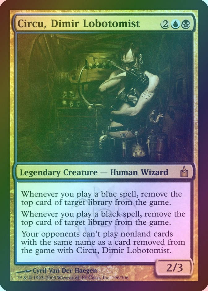 Circu, Dimir Lobotomist (RAV) (196) / Foil