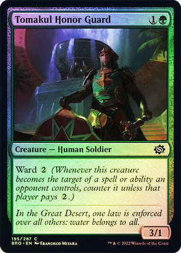 Tomakul Honor Guard (BRO) / Foil