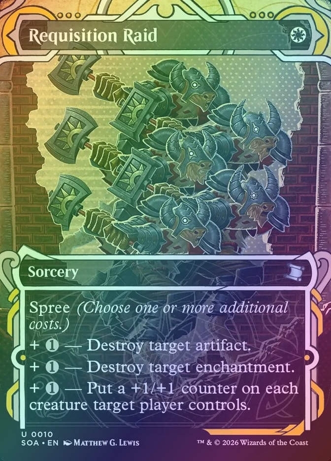 Requisition Raid (SOA) (10) / Borderless / Showcase / Foil