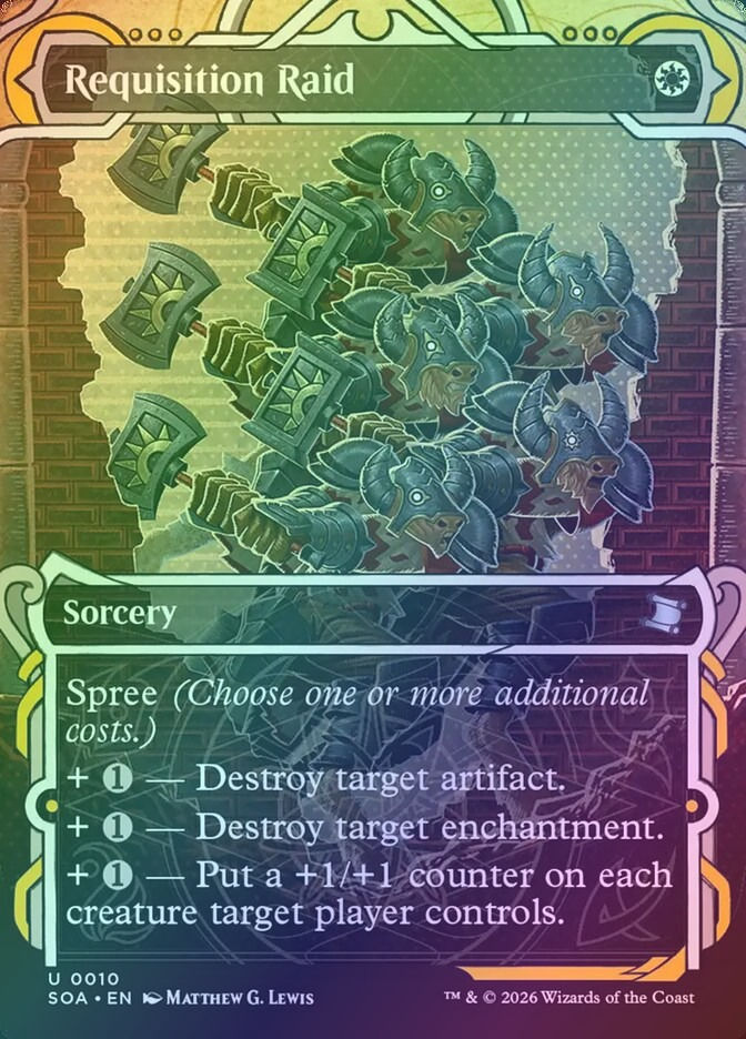 Requisition Raid (SOA) (10) / Borderless / Showcase / Foil
