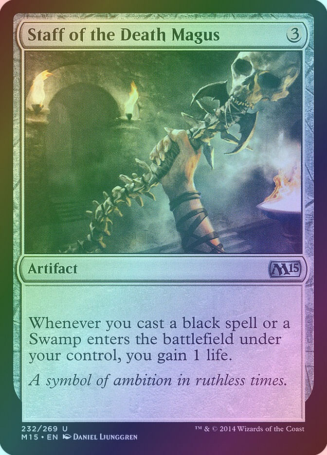 Staff of the Death Magus (M15) (232) / Foil