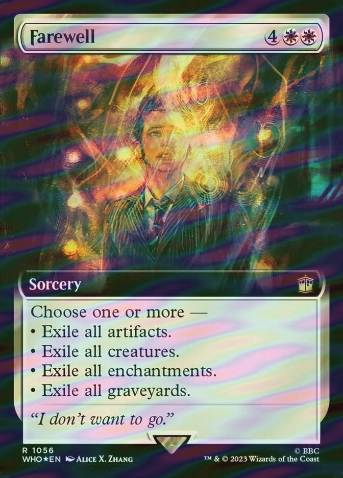 Farewell (WHO) (1056) / Extended Art / Surge Foil
